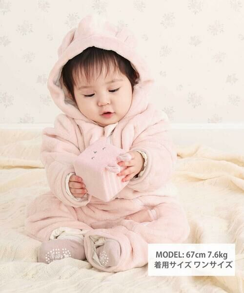 SLAP SLIP BABY / スラップ スリップ ベビー ベビー・キッズウエア | アニマルクマウサギ恐竜ボアバギーオールベビー(70~80cm) | 詳細9