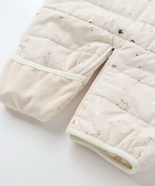 SLAP SLIP BABY / スラップ スリップ ベビー ベビー・キッズウエア | 【お揃い】総柄胸刺しゅう裏フリースタフタバギーオールベビー(50~80cm) | 詳細10