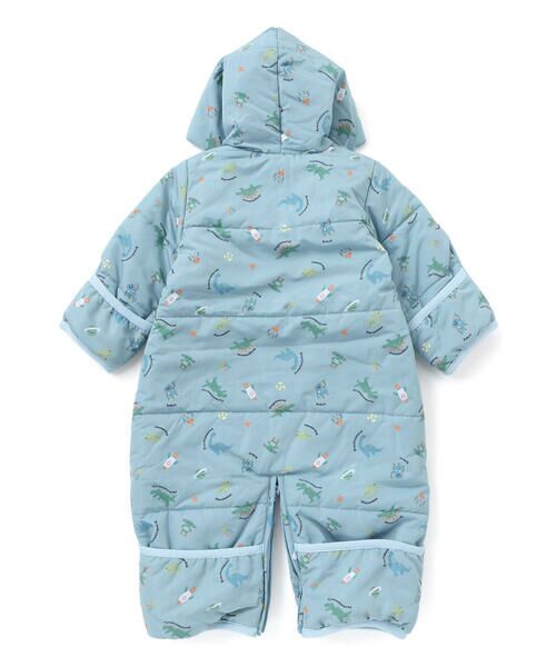 SLAP SLIP BABY / スラップ スリップ ベビー ベビー・キッズウエア | 【お揃い】総柄胸刺しゅう裏フリースタフタバギーオールベビー(50~80cm) | 詳細18