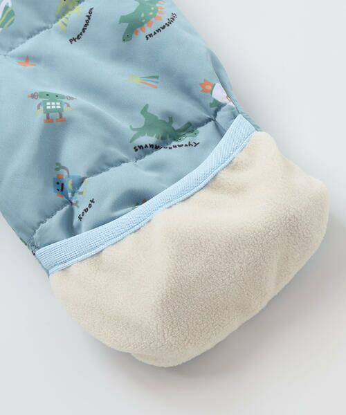 SLAP SLIP BABY / スラップ スリップ ベビー ベビー・キッズウエア | 【お揃い】総柄胸刺しゅう裏フリースタフタバギーオールベビー(50~80cm) | 詳細24