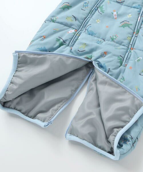 SLAP SLIP BABY / スラップ スリップ ベビー ベビー・キッズウエア | 【お揃い】総柄胸刺しゅう裏フリースタフタバギーオールベビー(50~80cm) | 詳細26