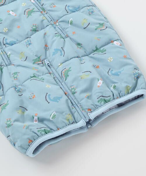 SLAP SLIP BABY / スラップ スリップ ベビー ベビー・キッズウエア | 【お揃い】総柄胸刺しゅう裏フリースタフタバギーオールベビー(50~80cm) | 詳細27