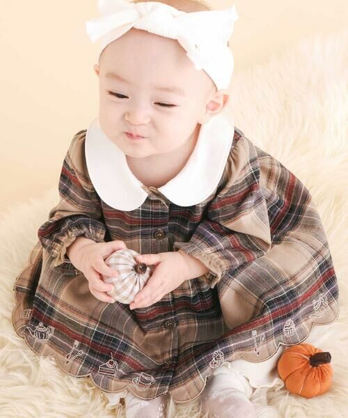 SLAP SLIP BABY / スラップ スリップ ベビー ベビー・キッズウエア | 【お揃い】チェックワンピース+シンプルレギンス2点セット(70~80cm) | 詳細16