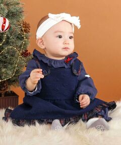 SLAP SLIP BABY / スラップ スリップ ベビー ベビー・キッズウエア | ハートキルトジャンパースカート＆ロンパース2点セットベビー(70~80cm)