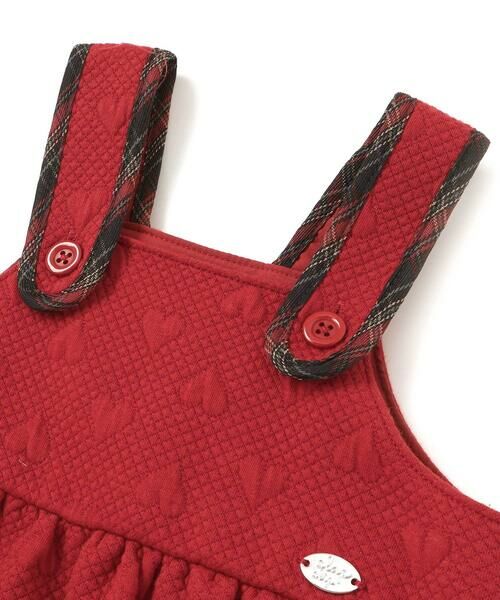 SLAP SLIP BABY / スラップ スリップ ベビー ベビー・キッズウエア | ハートキルトジャンパースカート＆ロンパース2点セットベビー(70~80cm) | 詳細4
