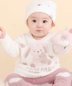 SLAP SLIP BABY / スラップ スリップ ベビー ベビー・キッズウエア | 【お揃い】アニマルウサギ恐竜もこもこパッチニットトップス(70~80cm)