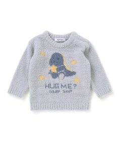 SLAP SLIP BABY / スラップ スリップ ベビー ベビー・キッズウエア | 【お揃い】アニマルウサギ恐竜もこもこパッチニットトップス(70~80cm)