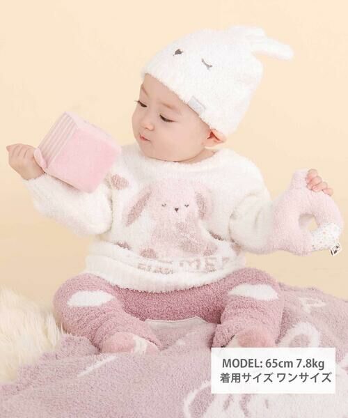 SLAP SLIP BABY / スラップ スリップ ベビー ベビー・キッズウエア | 【お揃い】アニマルウサギ恐竜もこもこパッチニットトップス(70~80cm) | 詳細1