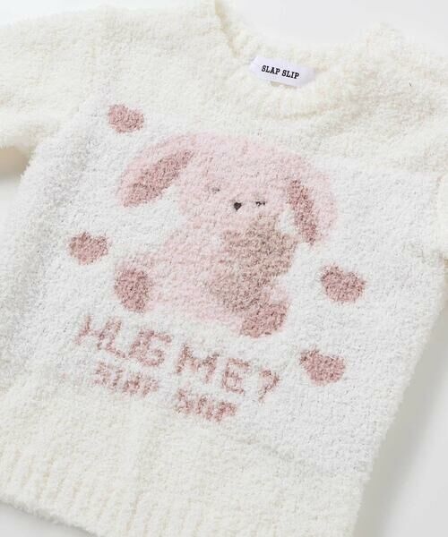 SLAP SLIP BABY / スラップ スリップ ベビー ベビー・キッズウエア | 【お揃い】アニマルウサギ恐竜もこもこパッチニットトップス(70~80cm) | 詳細7