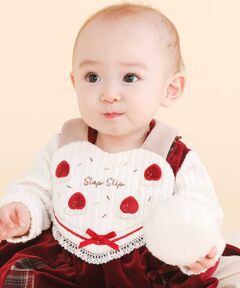 SLAP SLIP BABY / スラップ スリップ ベビー スタイ・ビブ | ハートいちごケーキスタイ