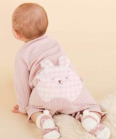 SLAP SLIP BABY / スラップ スリップ ベビー ロンパース | アニマルウサギイヌ恐竜モコモコおしりモチーフロンパース(60~80cm)