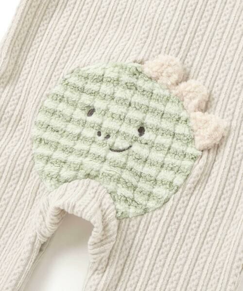 SLAP SLIP BABY / スラップ スリップ ベビー ロンパース | アニマルウサギイヌ恐竜モコモコおしりモチーフロンパース(60~80cm) | 詳細12