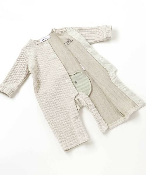 SLAP SLIP BABY / スラップ スリップ ベビー ロンパース | アニマルウサギイヌ恐竜モコモコおしりモチーフロンパース(60~80cm) | 詳細14