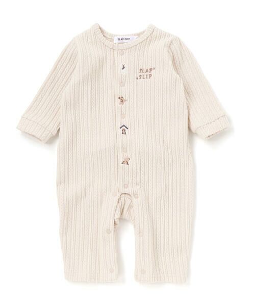 SLAP SLIP BABY / スラップ スリップ ベビー ロンパース | アニマルウサギイヌ恐竜モコモコおしりモチーフロンパース(60~80cm) | 詳細18