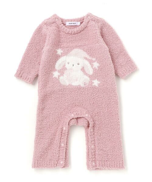 SLAP SLIP BABY / スラップ スリップ ベビー ロンパース | 【お揃い/ウォッシャブル加工】アニマルウサギクマロボットもこもこロンパース(70~80cm) | 詳細2