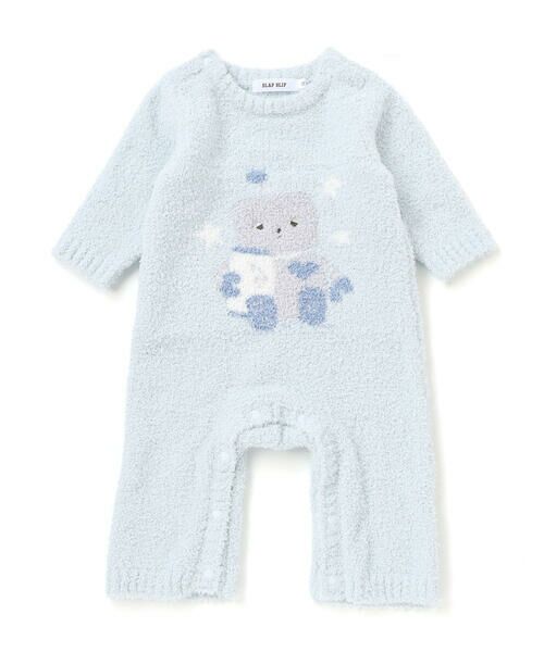 SLAP SLIP BABY / スラップ スリップ ベビー ロンパース | 【お揃い/ウォッシャブル加工】アニマルウサギクマロボットもこもこロンパース(70~80cm) | 詳細5