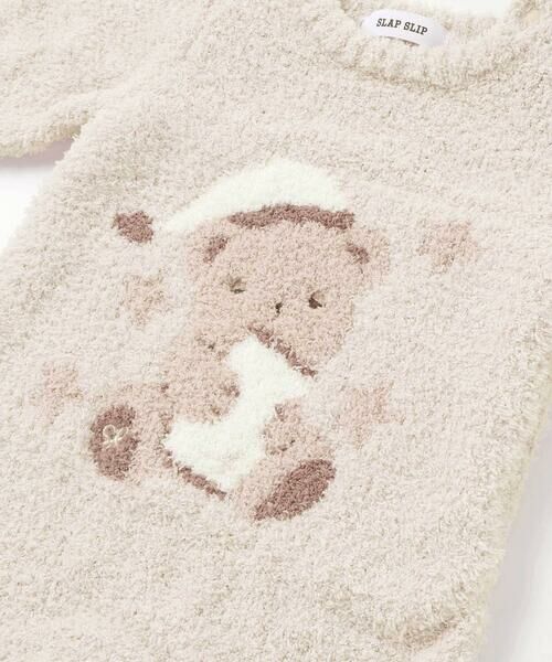 SLAP SLIP BABY / スラップ スリップ ベビー ロンパース | 【お揃い/ウォッシャブル加工】アニマルウサギクマロボットもこもこロンパース(70~80cm) | 詳細13