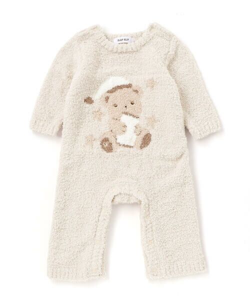 SLAP SLIP BABY / スラップ スリップ ベビー ロンパース | 【お揃い/ウォッシャブル加工】アニマルウサギクマロボットもこもこロンパース(70~80cm) | 詳細9