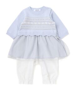 SLAP SLIP BABY / スラップ スリップ ベビー ロンパース | チュールスカートベビーニットカバーオールベビー(70~80cm)