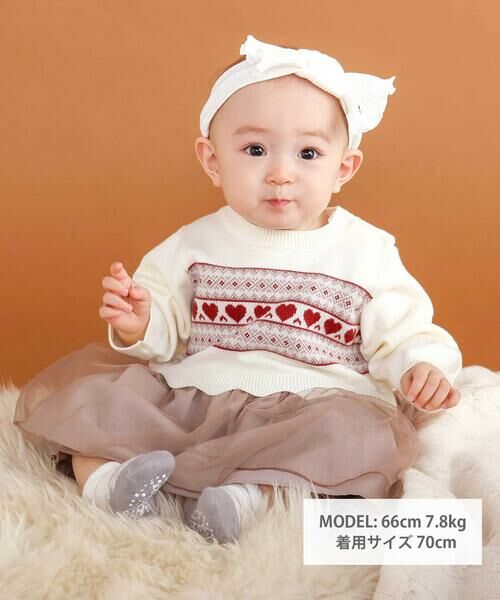 SLAP SLIP BABY / スラップ スリップ ベビー ロンパース | チュールスカートベビーニットカバーオールベビー(70~80cm) | 詳細1