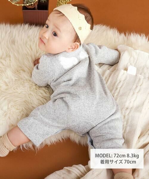 SLAP SLIP BABY / スラップ スリップ ベビー ロンパース | くるりん天使の翼刺しゅうつきカバーオールベビー(60~80cm) | 詳細1