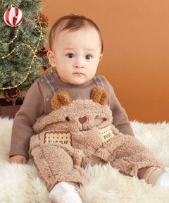 SLAP SLIP BABY / スラップ スリップ ベビー ロンパース | アニマルクマ恐竜モチーフぽこぽこボアカバーオールベビー(60~80cm)