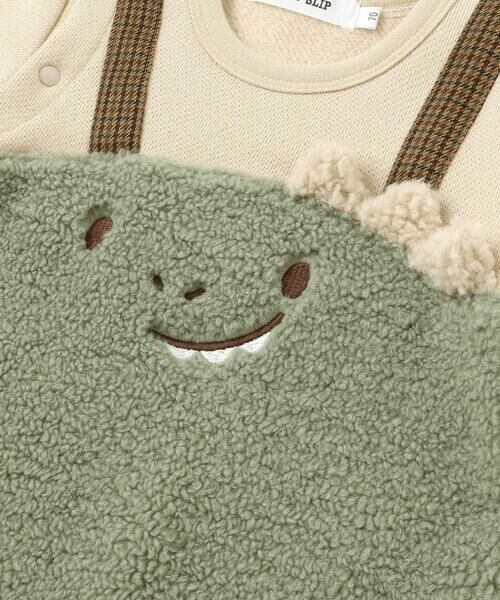 SLAP SLIP BABY / スラップ スリップ ベビー ロンパース | アニマルクマ恐竜モチーフぽこぽこボアカバーオールベビー(60~80cm) | 詳細7