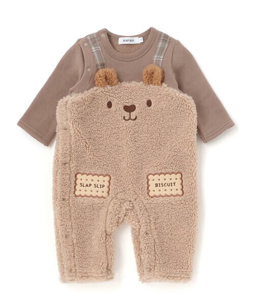 SLAP SLIP BABY / スラップ スリップ ベビー ロンパース | アニマルクマ恐竜モチーフぽこぽこボアカバーオールベビー(60~80cm) | 詳細17
