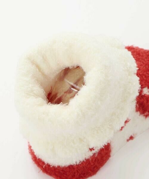 SLAP SLIP BABY / スラップ スリップ ベビー ベビー・キッズグッズ | 【お揃い】いちごドットもこもこソックス(9~12cm) | 詳細6