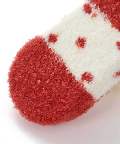 SLAP SLIP BABY / スラップ スリップ ベビー ベビー・キッズグッズ | 【お揃い】いちごドットもこもこソックス(9~12cm) | 詳細7