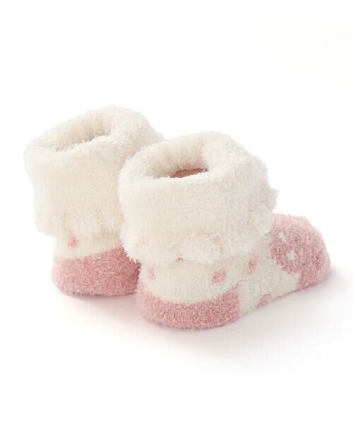 SLAP SLIP BABY / スラップ スリップ ベビー ベビー・キッズグッズ | 【お揃い】いちごドットもこもこソックス(9~12cm) | 詳細9