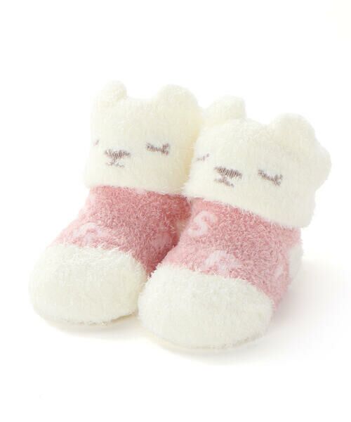 SLAP SLIP BABY / スラップ スリップ ベビー ベビー・キッズグッズ | 【お揃い】アニマルウサギクマロボットもこもこソックス(9~12cm) | 詳細2