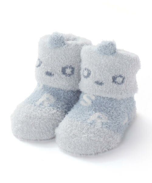 SLAP SLIP BABY / スラップ スリップ ベビー ベビー・キッズグッズ | 【お揃い】アニマルウサギクマロボットもこもこソックス(9~12cm) | 詳細5