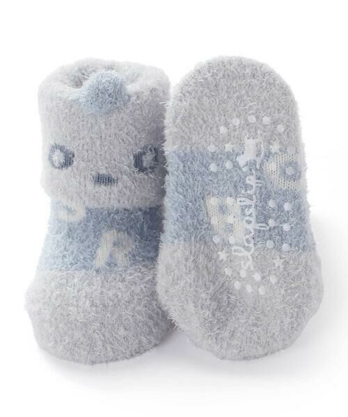 SLAP SLIP BABY / スラップ スリップ ベビー ベビー・キッズグッズ | 【お揃い】アニマルウサギクマロボットもこもこソックス(9~12cm) | 詳細7