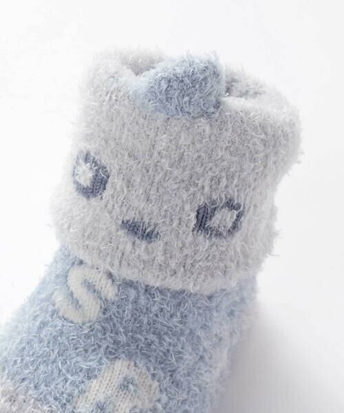 SLAP SLIP BABY / スラップ スリップ ベビー ベビー・キッズグッズ | 【お揃い】アニマルウサギクマロボットもこもこソックス(9~12cm) | 詳細8