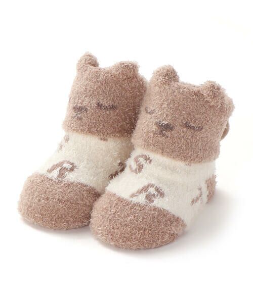 SLAP SLIP BABY / スラップ スリップ ベビー ベビー・キッズグッズ | 【お揃い】アニマルウサギクマロボットもこもこソックス(9~12cm) | 詳細11