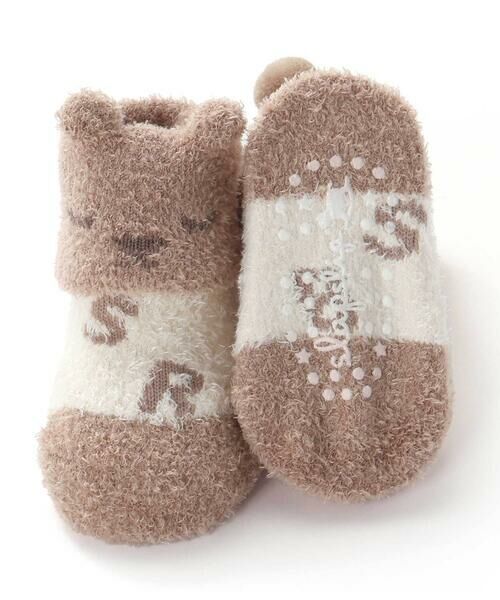 SLAP SLIP BABY / スラップ スリップ ベビー ベビー・キッズグッズ | 【お揃い】アニマルウサギクマロボットもこもこソックス(9~12cm) | 詳細13
