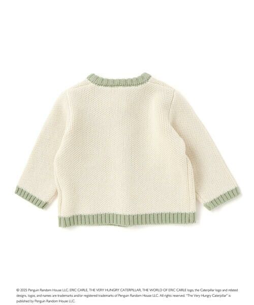 SLAP SLIP BABY / スラップ スリップ ベビー ベビー・キッズウエア | 【絵本コラボ-はらぺこあおむし-】ワンポイントニットカーディガン(70~80cm) | 詳細2