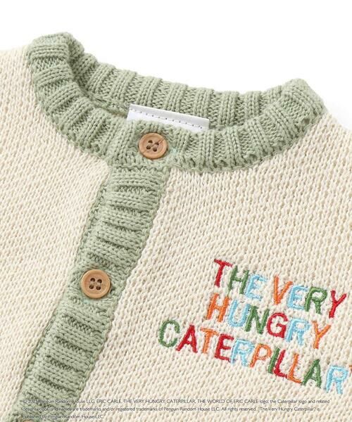 SLAP SLIP BABY / スラップ スリップ ベビー ベビー・キッズウエア | 【絵本コラボ-はらぺこあおむし-】ワンポイントニットカーディガン(70~80cm) | 詳細3