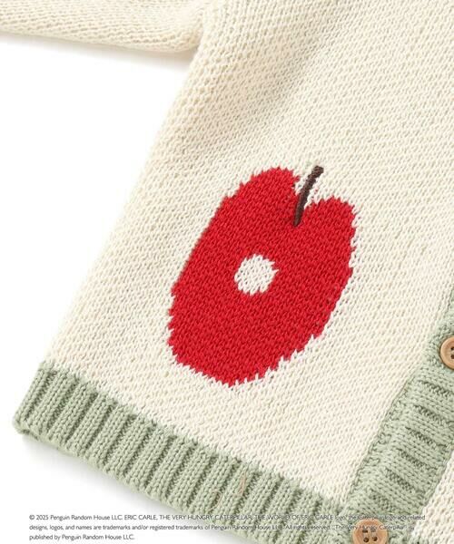 SLAP SLIP BABY / スラップ スリップ ベビー ベビー・キッズウエア | 【絵本コラボ-はらぺこあおむし-】ワンポイントニットカーディガン(70~80cm) | 詳細6