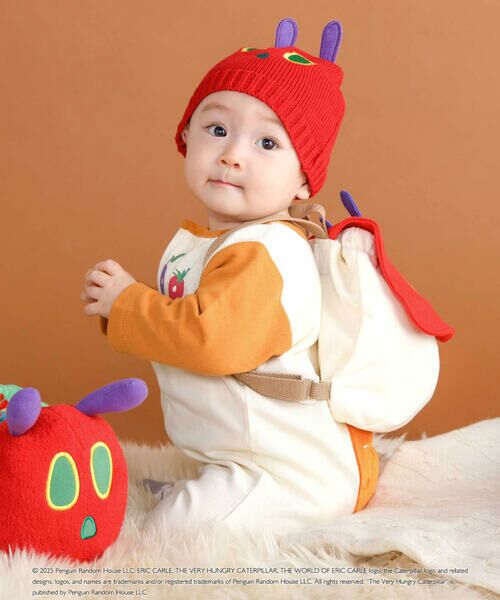 SLAP SLIP BABY / スラップ スリップ ベビー ベビー・キッズグッズ | 【絵本コラボ-はらぺこあおむし-】あおむしフェイスフラップリュック | 詳細1