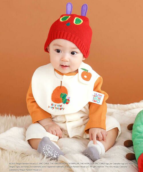 SLAP SLIP BABY / スラップ スリップ ベビー ベビー・キッズグッズ | 【絵本コラボ-はらぺこあおむし-】あおむしフェイスニット帽 | 詳細1