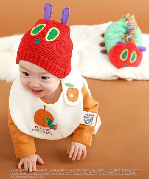 SLAP SLIP BABY / スラップ スリップ ベビー ベビー・キッズグッズ | 【絵本コラボ-はらぺこあおむし-】あおむしフェイスニット帽 | 詳細2