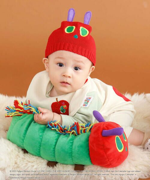 SLAP SLIP BABY / スラップ スリップ ベビー ベビー・キッズグッズ | 【絵本コラボ-はらぺこあおむし-】あおむしフェイスニット帽 | 詳細5