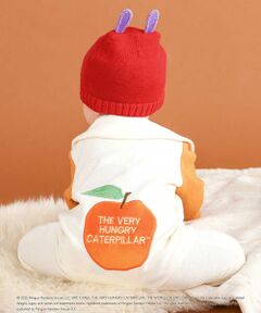 SLAP SLIP BABY / スラップ スリップ ベビー ロンパース | 【絵本コラボ-はらぺこあおむし-】袖配色おしりパッチカバーオール(70~80cm)