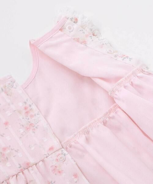 SLAP SLIP BABY / スラップ スリップ ベビー ベビー・キッズウエア | 花柄シフォンレースワンピース+フリルブルマセットアップベビー(70~80cm) | 詳細8