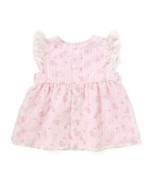 SLAP SLIP BABY / スラップ スリップ ベビー ベビー・キッズウエア | 花柄シフォンレースワンピース+フリルブルマセットアップベビー(70~80cm) | 詳細1