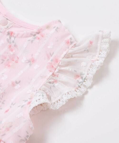 SLAP SLIP BABY / スラップ スリップ ベビー ベビー・キッズウエア | 花柄シフォンレースワンピース+フリルブルマセットアップベビー(70~80cm) | 詳細4
