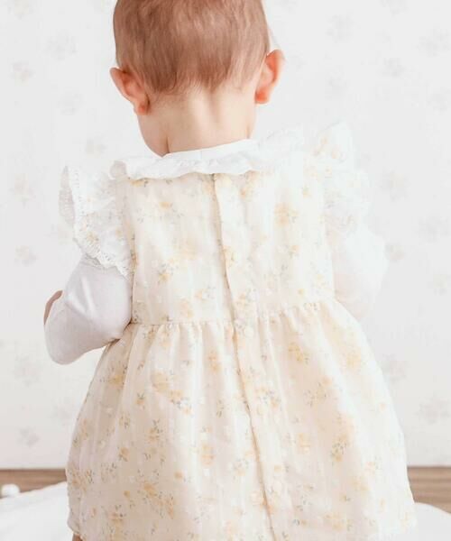 SLAP SLIP BABY / スラップ スリップ ベビー ベビー・キッズウエア | 花柄シフォンレースワンピース+フリルブルマセットアップベビー(70~80cm) | 詳細16