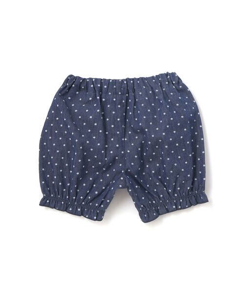 SLAP SLIP BABY / スラップ スリップ ベビー ベビー・キッズウエア | 花ドットデニムラメドット柄ストライプスモッキング刺しゅうワンピース+ブルマセットアップベビー(70~80cm) | 詳細2